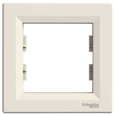 Schneider Electric Ramka pojedyncza Asfora kremowa EPH5800123