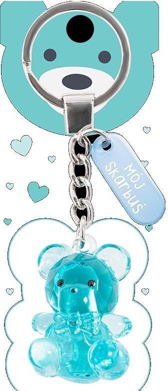 Brelok miś - Mój Skarbuś