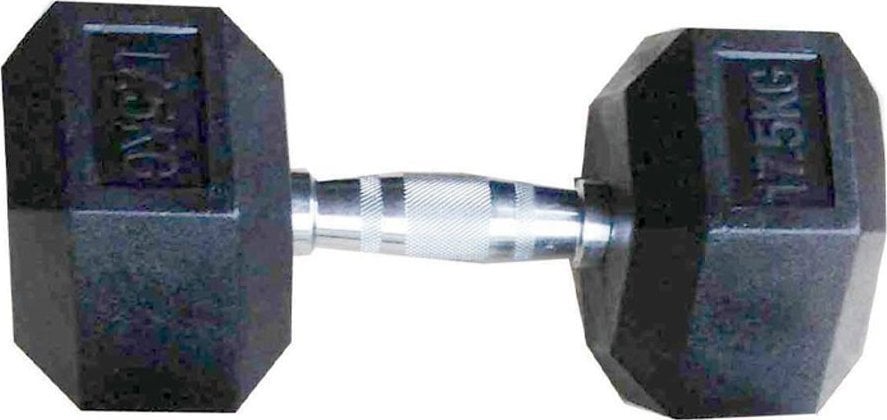 SKO Hex rubber dumbbell TOORX 17.5kg