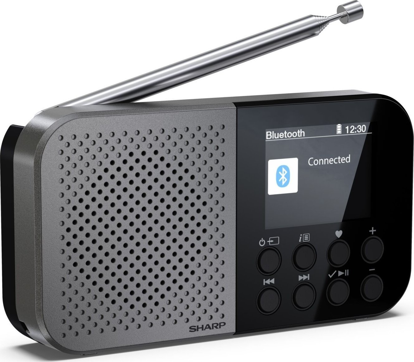 Sharp DR-P520 DAB+/BT/USB C/integrated Battery radio black