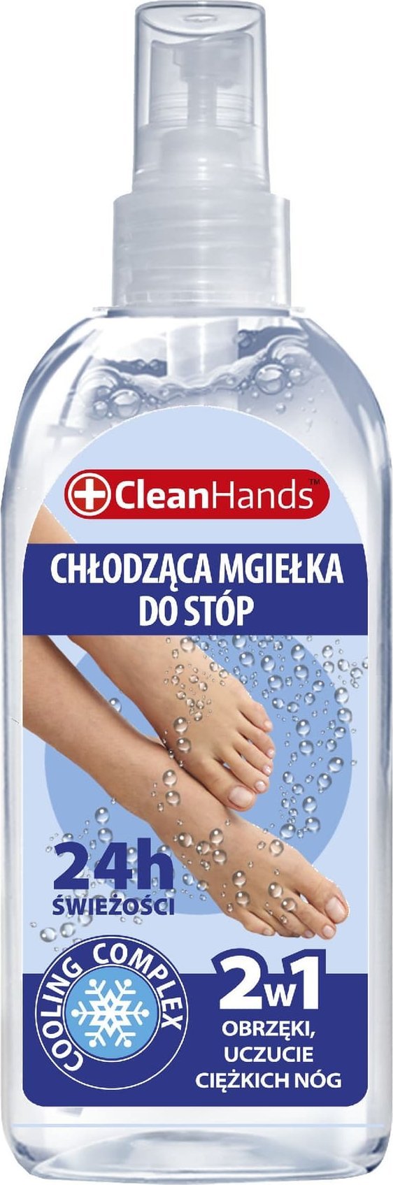 Yope CLEAN HANDS Mgiełka do stóp chłodząca 2w1 100 ml