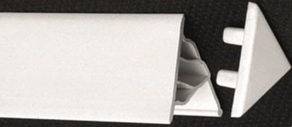 Ravak Końcówka do listwy maskującej biała (XB430001001)