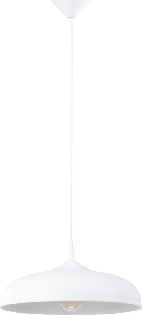 Lampa wisząca Sollux Lighting SOLLUX Lampa wisząca GINA biała 1 x E27 SL.1329