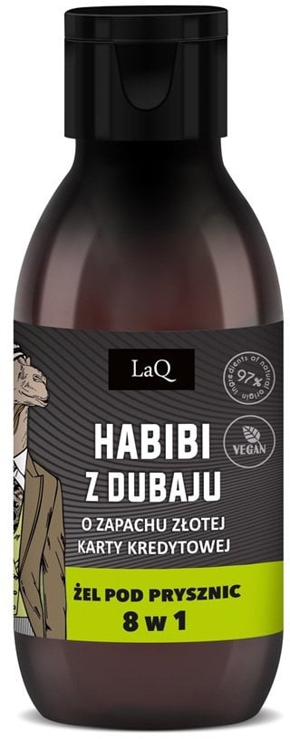 LaQ Mini żel pod prysznic 8w1 Habibi z Dubaju 100ml