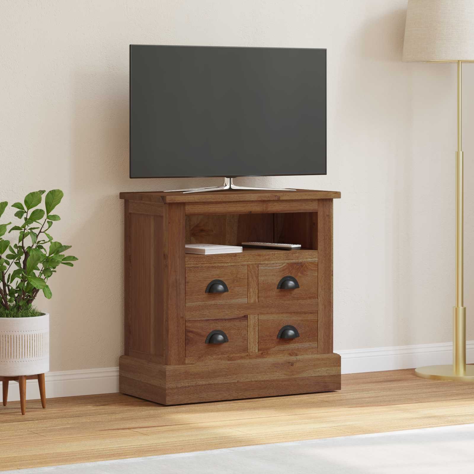 vidaXL Szafka do przechowywania z szufladą brązowa 60 x 30 x 60 cm