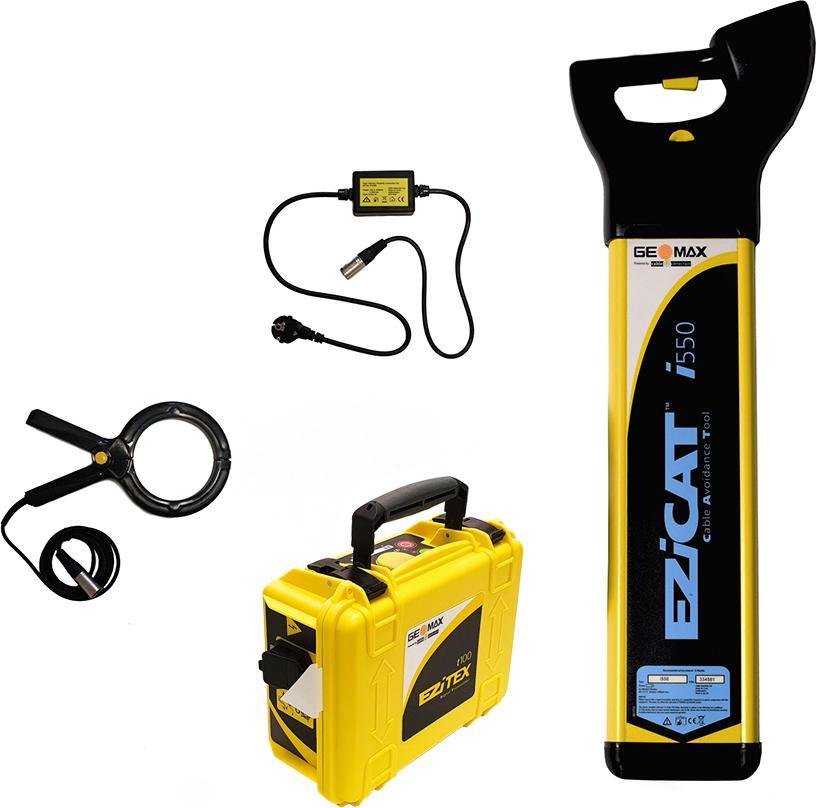 GeoMax Wykrywacz instalacji podziemnych GeoMax EziCat i550 z generatorem EziTex t100 w zestawie