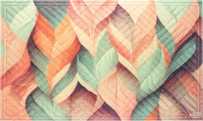 Direct Home and Garden Wycieraczka z pastelowym nadrukiem