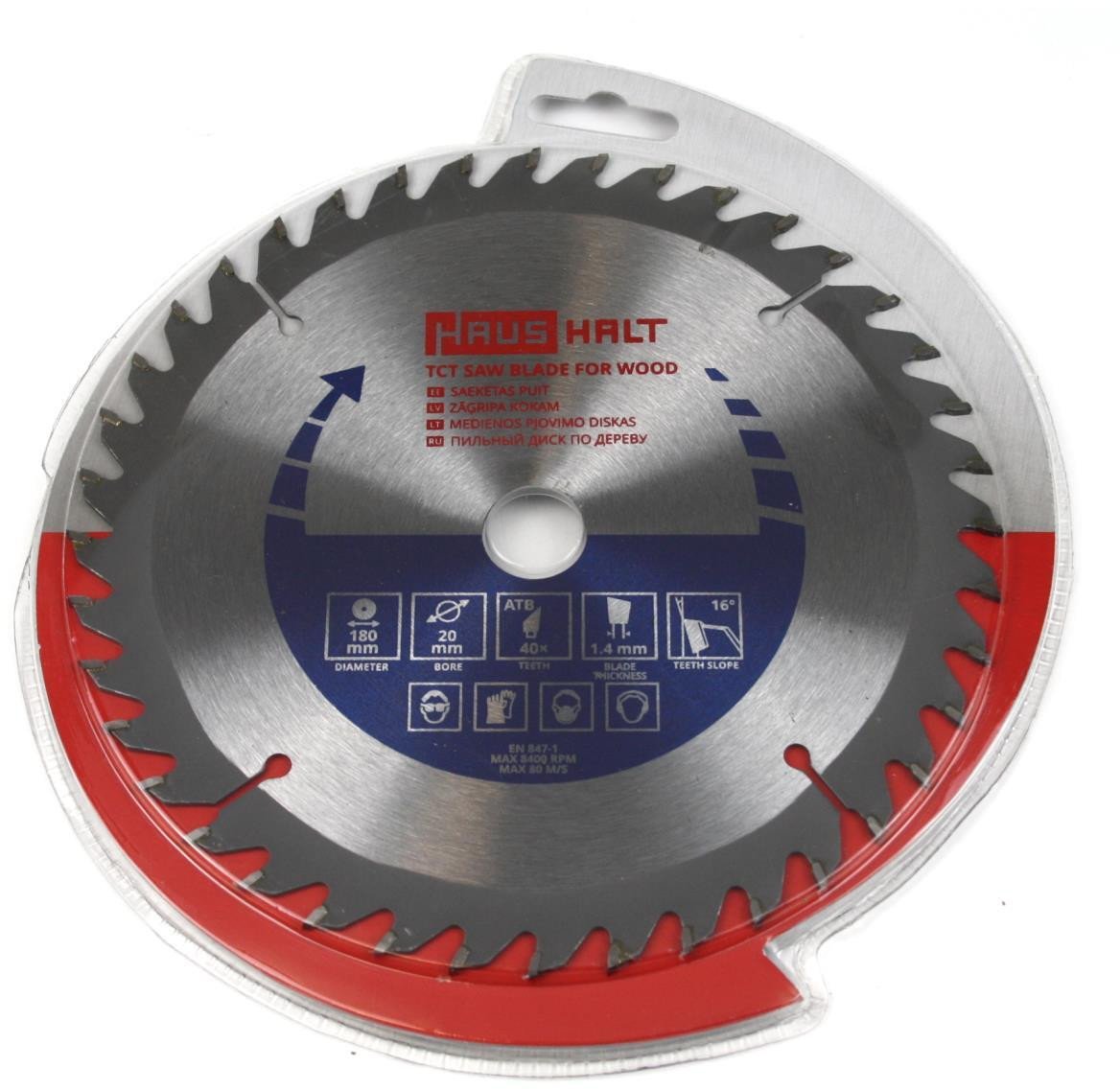 CIRCULAR SAW BLADE WOOD 180X20X40