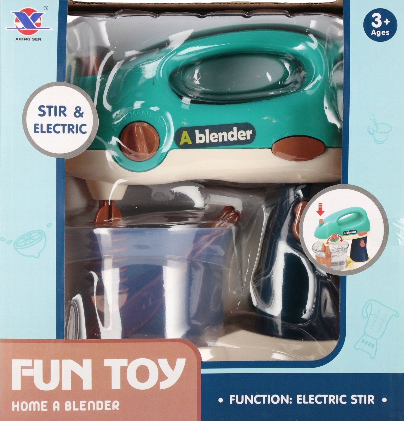 Mega Creative MIKSER B/O AKC 22X22X13 MC WB 12/24