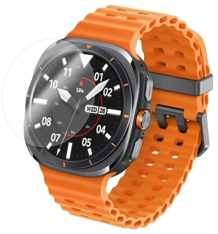 Fixed | Protective Tempered Glass for smartwatch Samsung Galaxy Watch Ultra, 2pcs | Clear