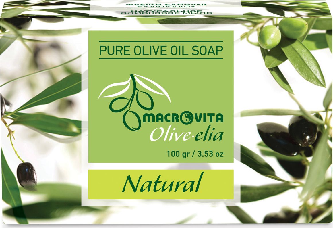 Macrovita Mydło z czystej oliwy z oliwek Natural 100g
