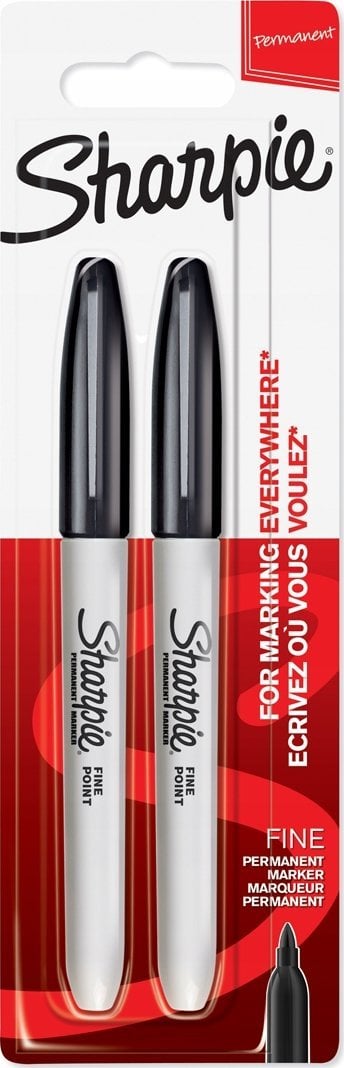 Sharpie Sharpie Marker Fein Rundspitze schwarz 2er Blister