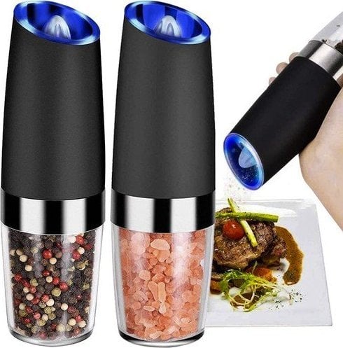 Młynek do przypraw Ruhhy Młynek elektryczny grawitacyjny- 2szt. Ruhhy 19558