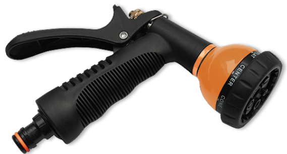 Bradas Pistolet zraszający 7-funkcyjny Profi metalowy (ECO-KT615)