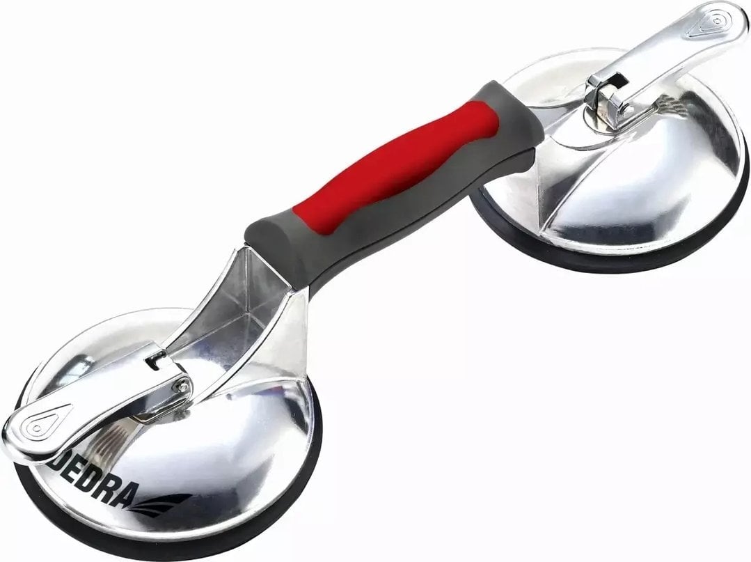 Dedra PRZYSSAWKA DO SZYB PODWÓJNA DEDRA DED06P12 2X123MM, MAX 120KG, ALUMINIUM