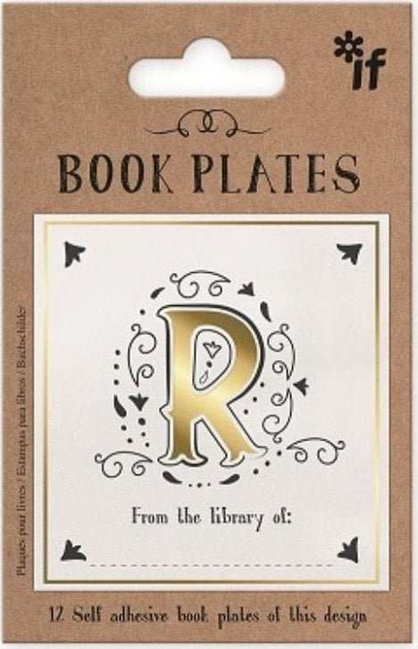 IF Ekslibris - zestaw naklejek - litera R