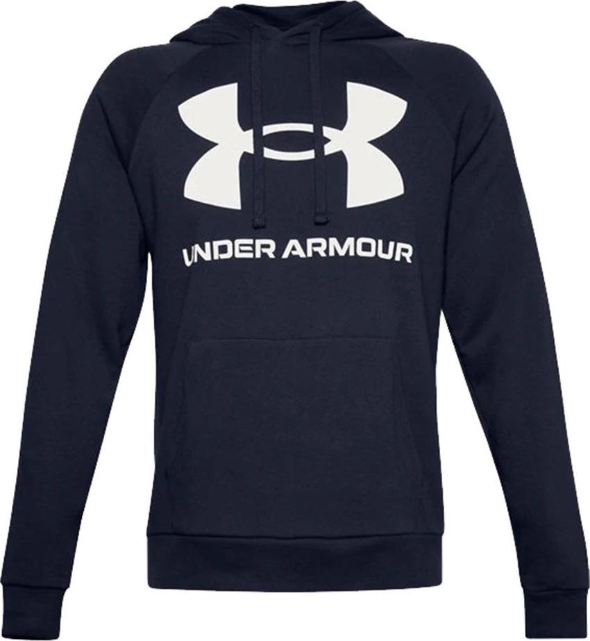 Under Armour Bluza męska Under Armour Rival Fleece Big Logo HD granatowa 1357093 410 2XL