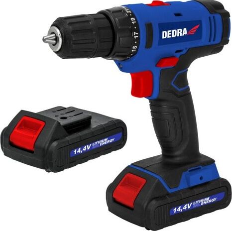 Wiertarko-wkrętarka Dedra DED7878B 14.4 V 1 x akumulator 1.5 Ah