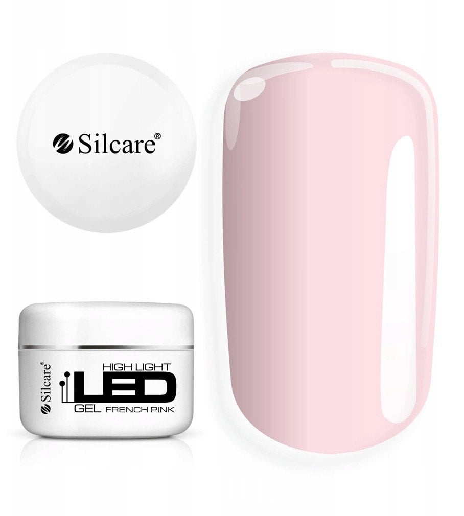 SILCARE_High Light LED Clear żel budujący French Pink 100g