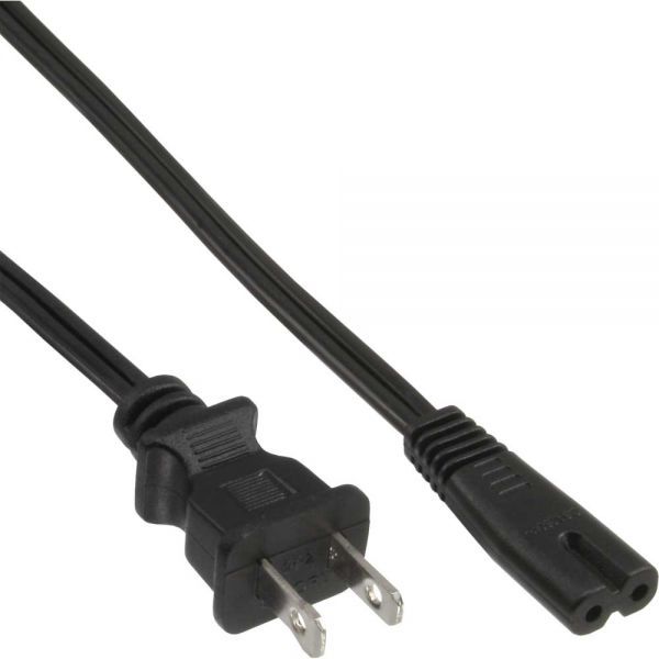 Kabel zasilający InLine mains Plug USA - Euro 8 socket 1.8m (16654U)