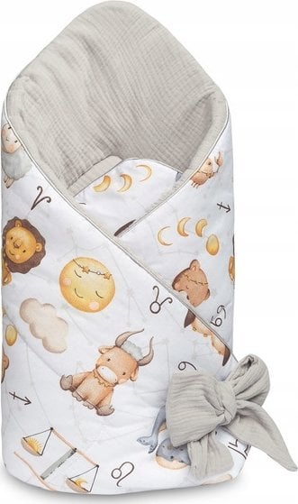 Sensillo ROŻEK MUŚLINOWY ZODIAK SZARY 75x75