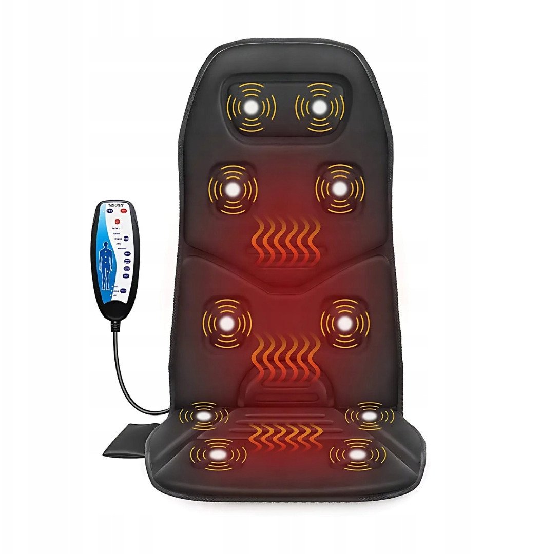 Mata masująca do samochodu ZENET ZET-814, z funkcją ogrzewania