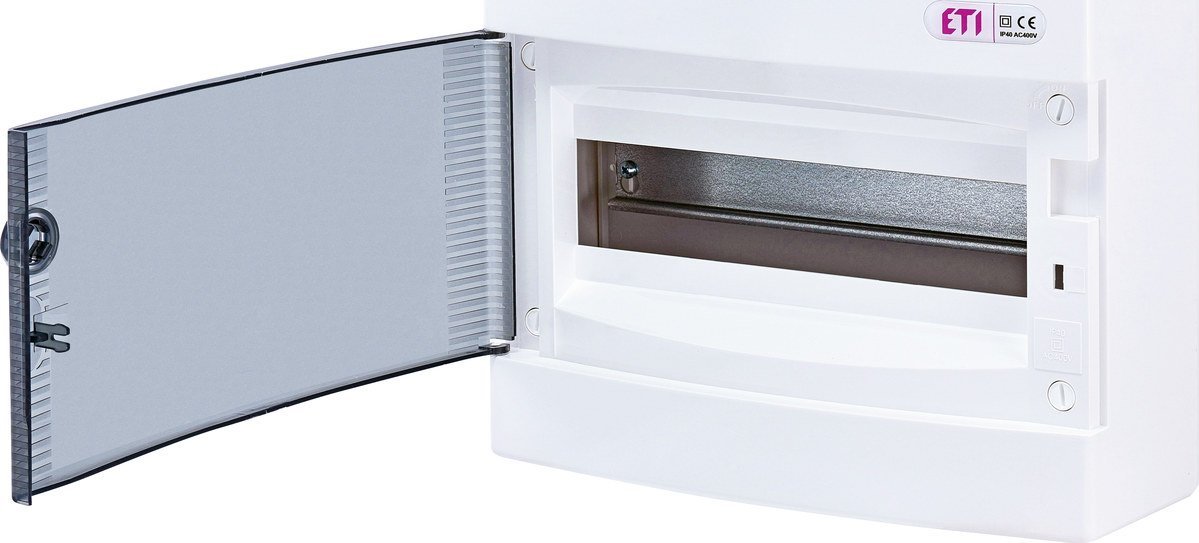 ETI Obudowa natynkowa 12 modułów drzwi transparentne ECT12PT