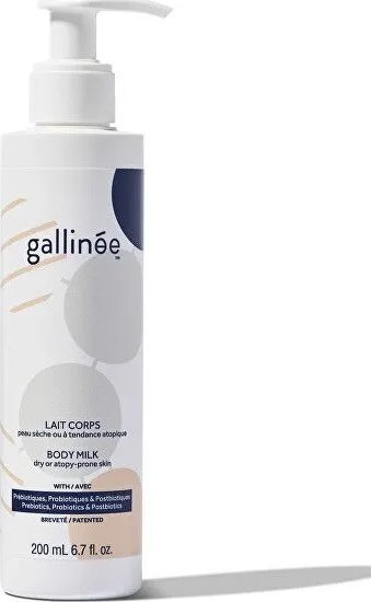 ProBiotics Gallinee, Body Care, Prebiotics & Probiotics & Postbiotics, Hydrating, Body Milk, 200 ml For Women