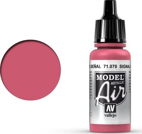 Vallejo Vallejo Model Air Signal Red Metallic 71.070 uniwersalny