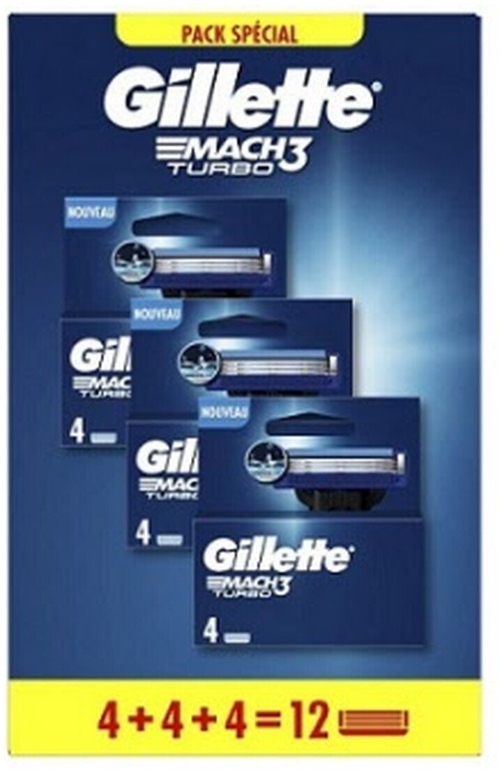 Gillette Mach3 A-4 Turbo Wkłady do maszynek do golenia