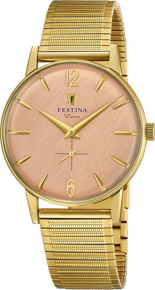 Zegarek Festina Zegarek męski Festina F20251-3 złoty