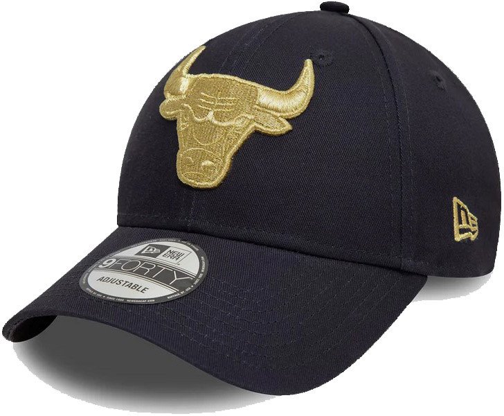 Czapka NEW ERA z daszkiem Chicago Bulls Metallic 9FORTY Cap Navy