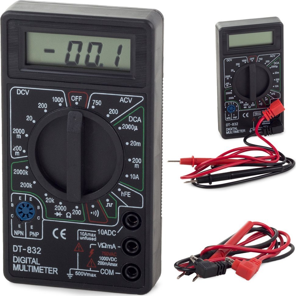 Verk Miernik multimetr tester cyfrowy z sygnałem lcd Miernik multimetr tester cyfrowy z sygnałem lcd