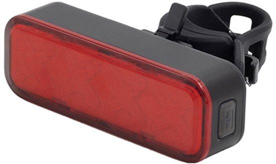 Lampka tylna rowerowa KLS Alerto z alarmem i czujnikiem hamowania