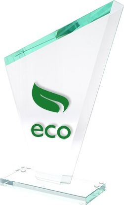 Victoria Sport Trofeum szklane grawerowane + wypełnienie farbą