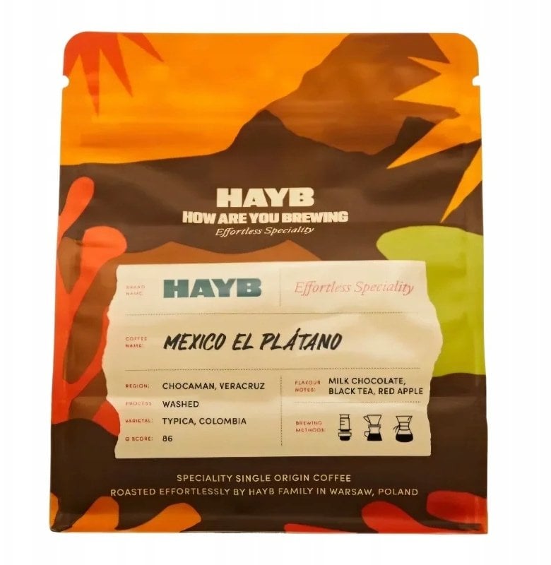 Kawa ziarnista HAYB Kawa ziarnista Mexico El Platano 250g