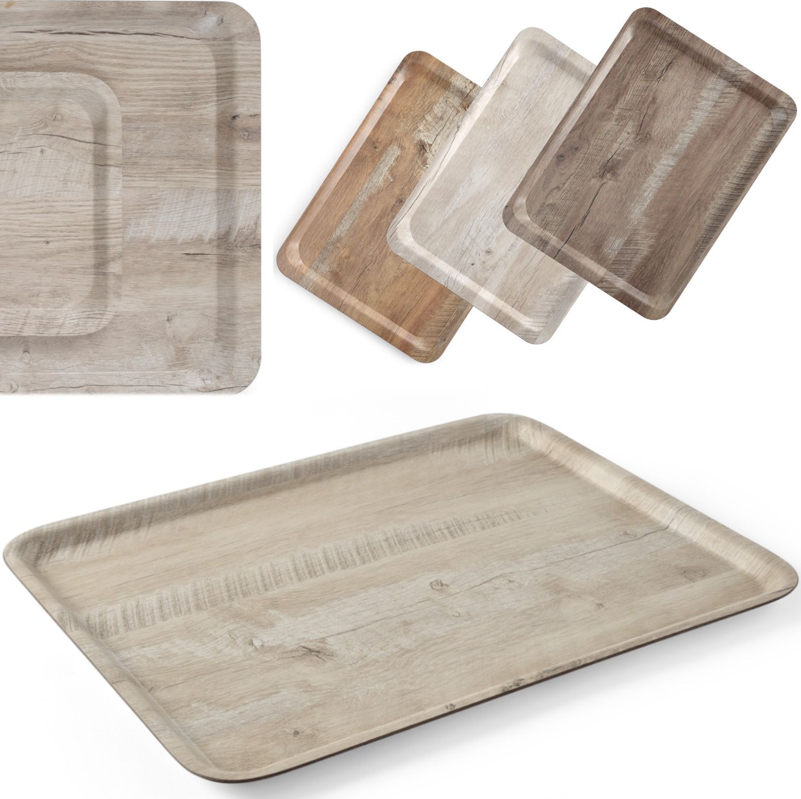 Hendi Taca do serwowania laminowana jasne drewno 430 x 330 mm - Hendi 508862 Taca do serwowania laminowana jasne drewno 430 x 330 mm - Hendi 508862