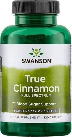 Swanson Swanson - True Cinnamon Full Spectrum, 120 kapsułek