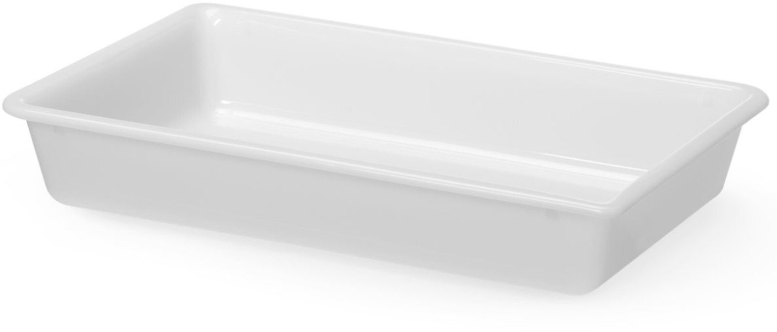 Hendi Pojemnik do panierowania płaski 6 l 430x285x75 mm - biały