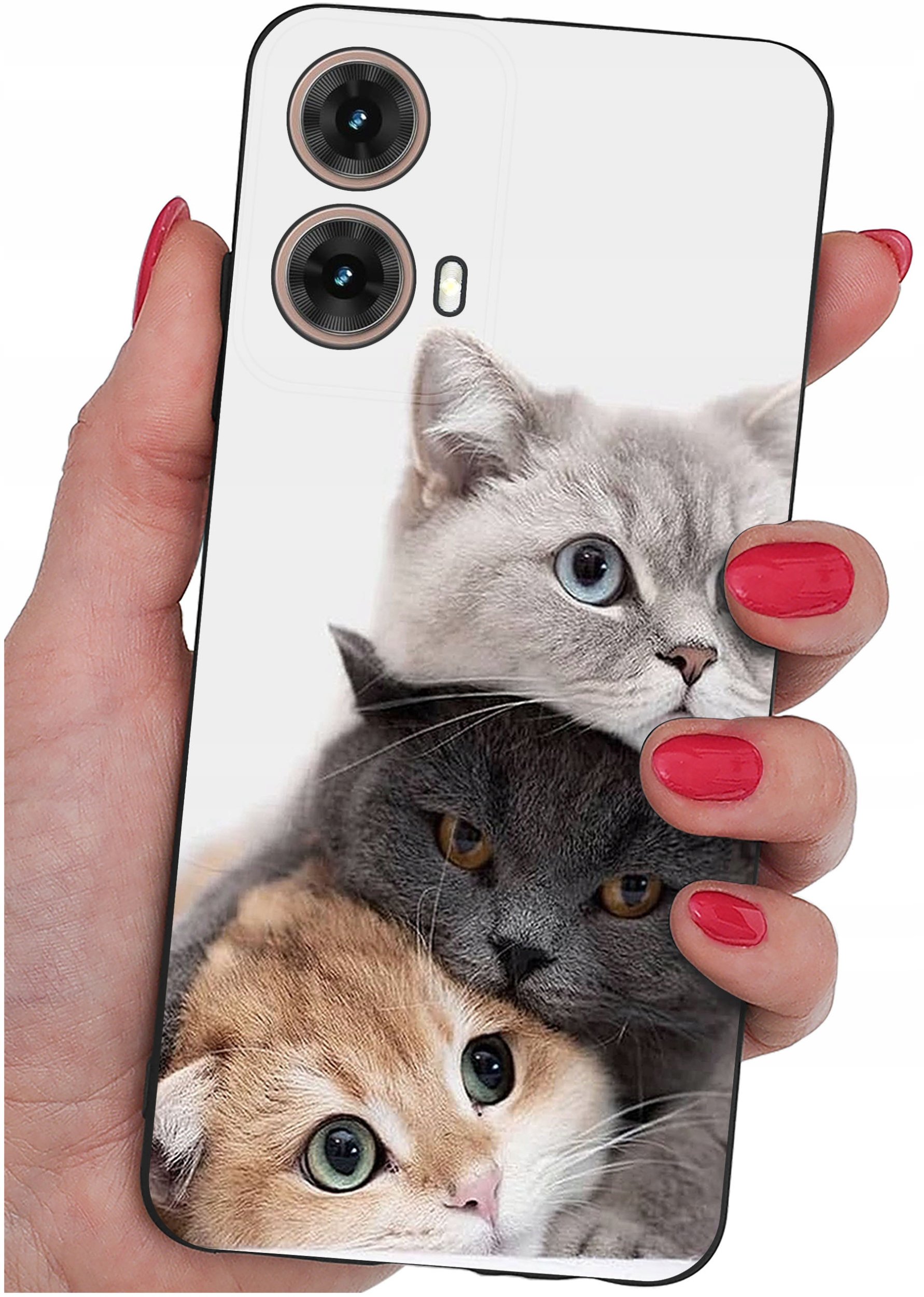 Etui do Motorola Moto G85 5G WZORY |SILIKONOWE MATT CASE