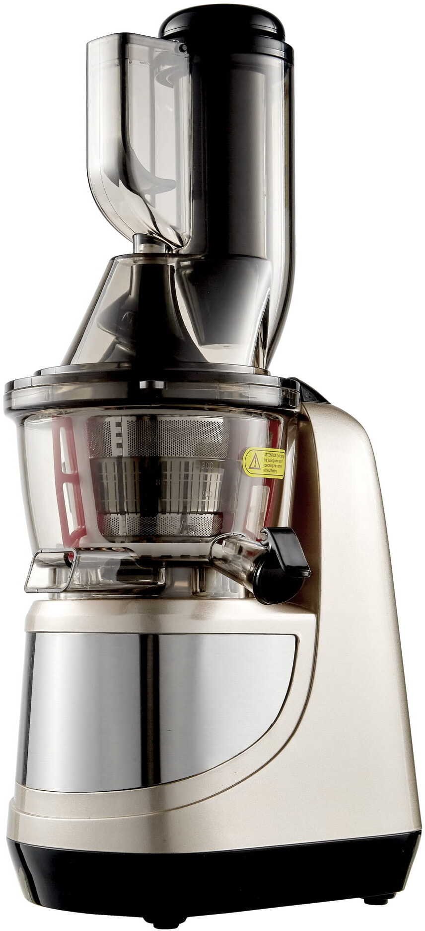 Wyciskarka wolnoobrotowa Germin Wyciskarka slowowyciskowa GRASS do owoców warzyw duża sokowirówka 2w1 3 sita