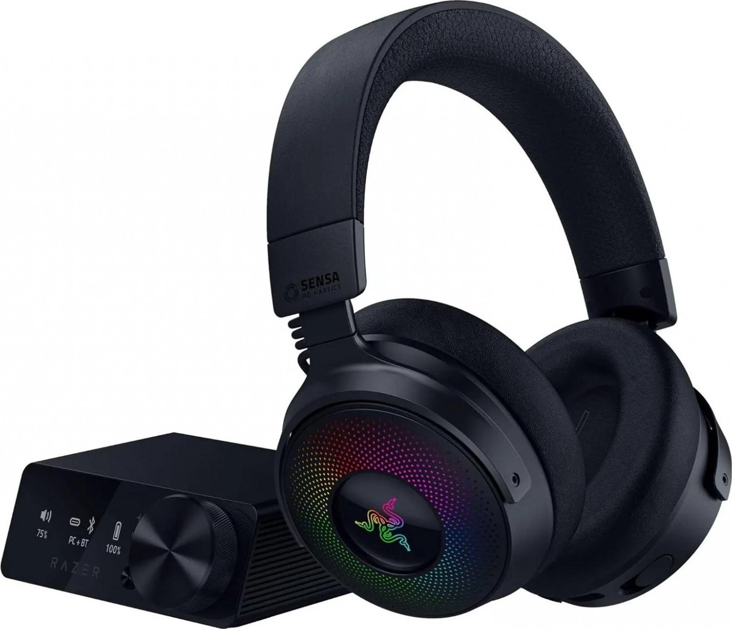 Słuchawki Razer Kraken V4 Pro Czarne (RZ04-05160100-R3M1)