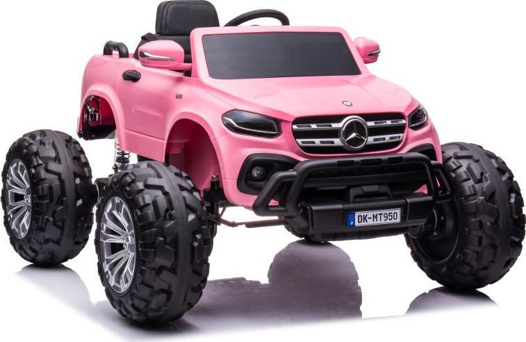 Lean Cars Auto na Akumulator Mercedes DK-MT950 4x4 Jasny Róż