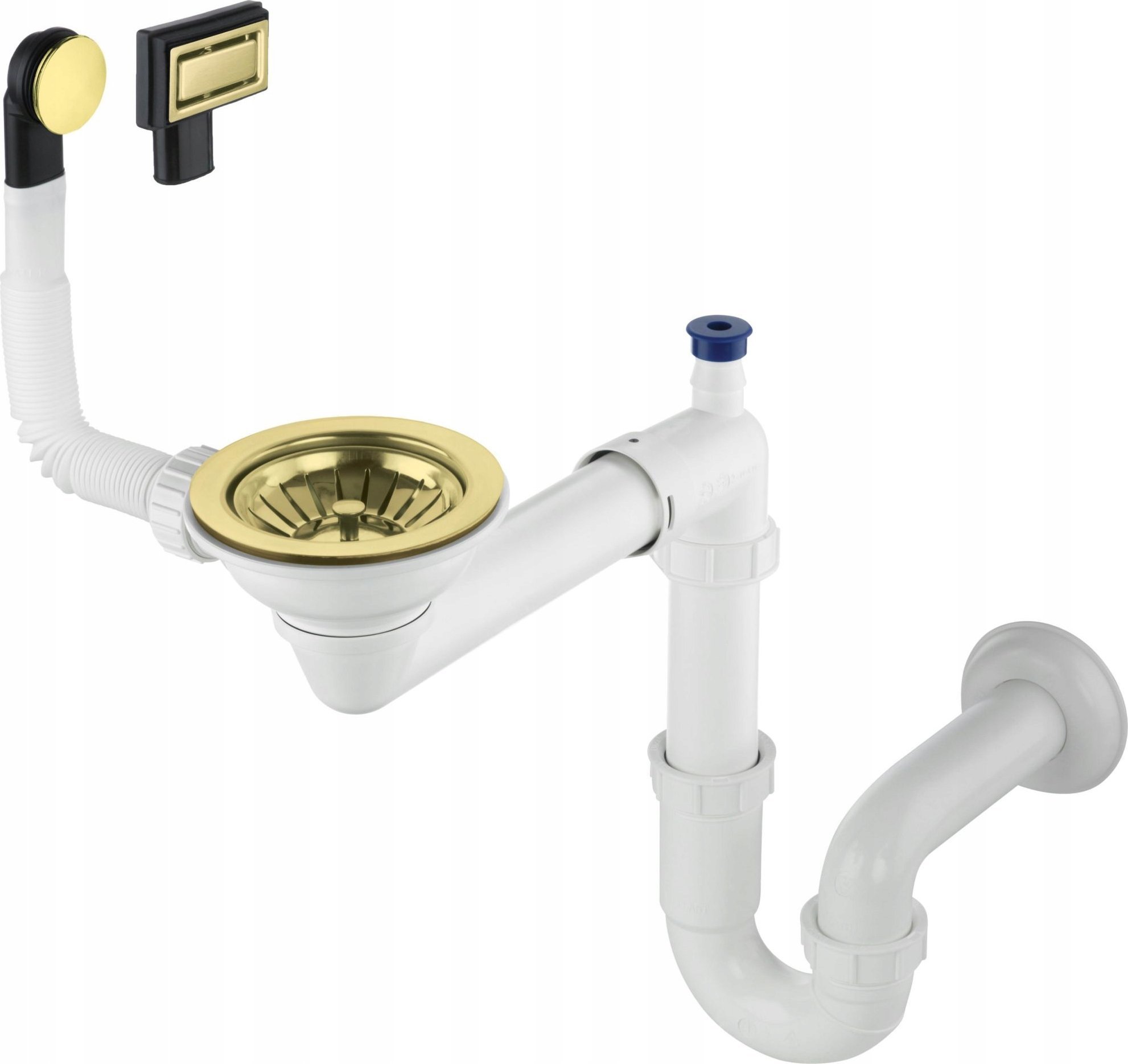 Syfon Deante Syfon do zlewozmywaka granitowego 1-komorowego - Space-Saver