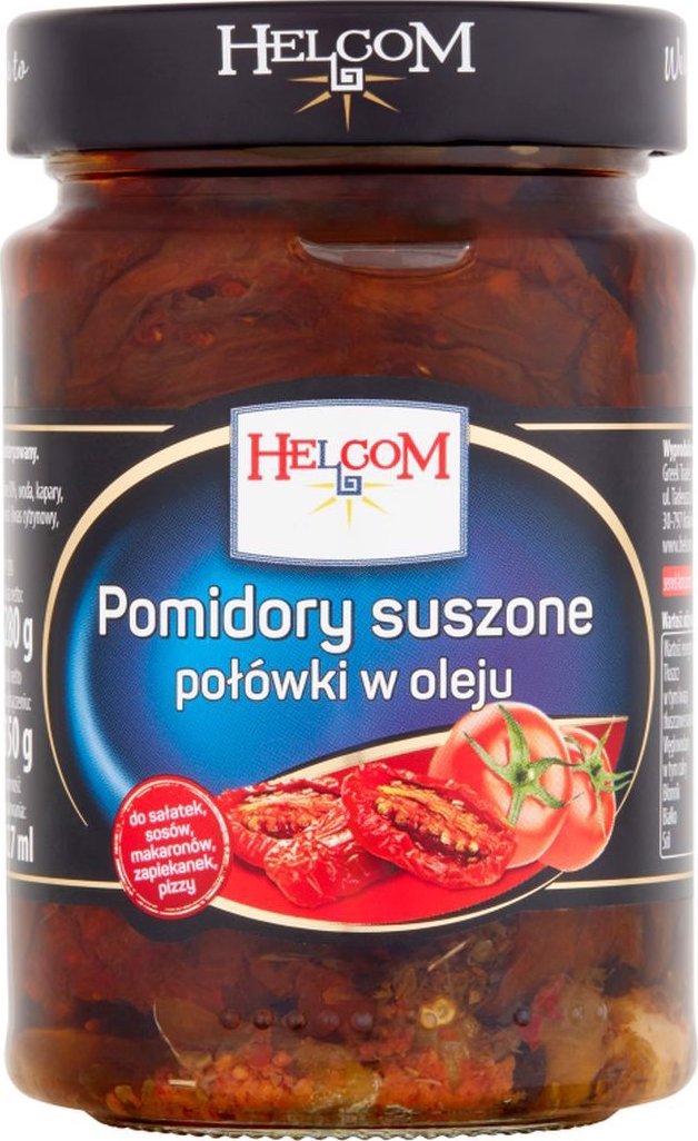 Greek Trade Helcom Pomidory suszone połówki w oleju 280 g