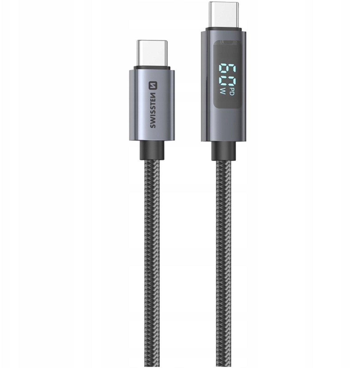 Swissten LCD Cable USB-C - USB-C 1.5m