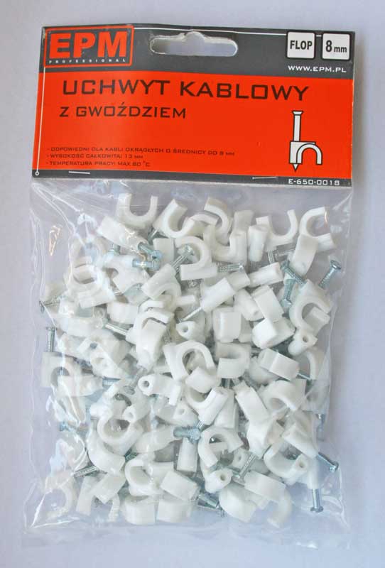 EPM Uchwyt kablowy FLOP FO-8 100 sztuk (E-650-0018)
