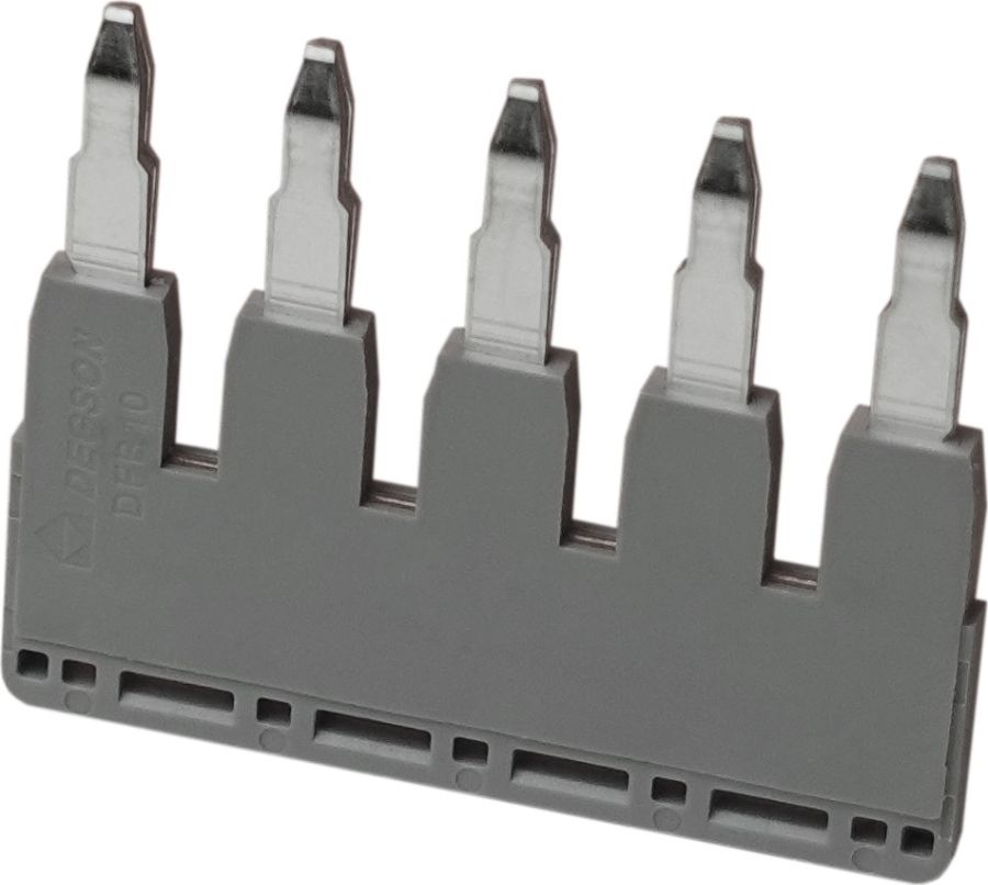Degson Mostek wtykowy 5-biegunowy do złączek szynowych DS2.5 DGN 7006
