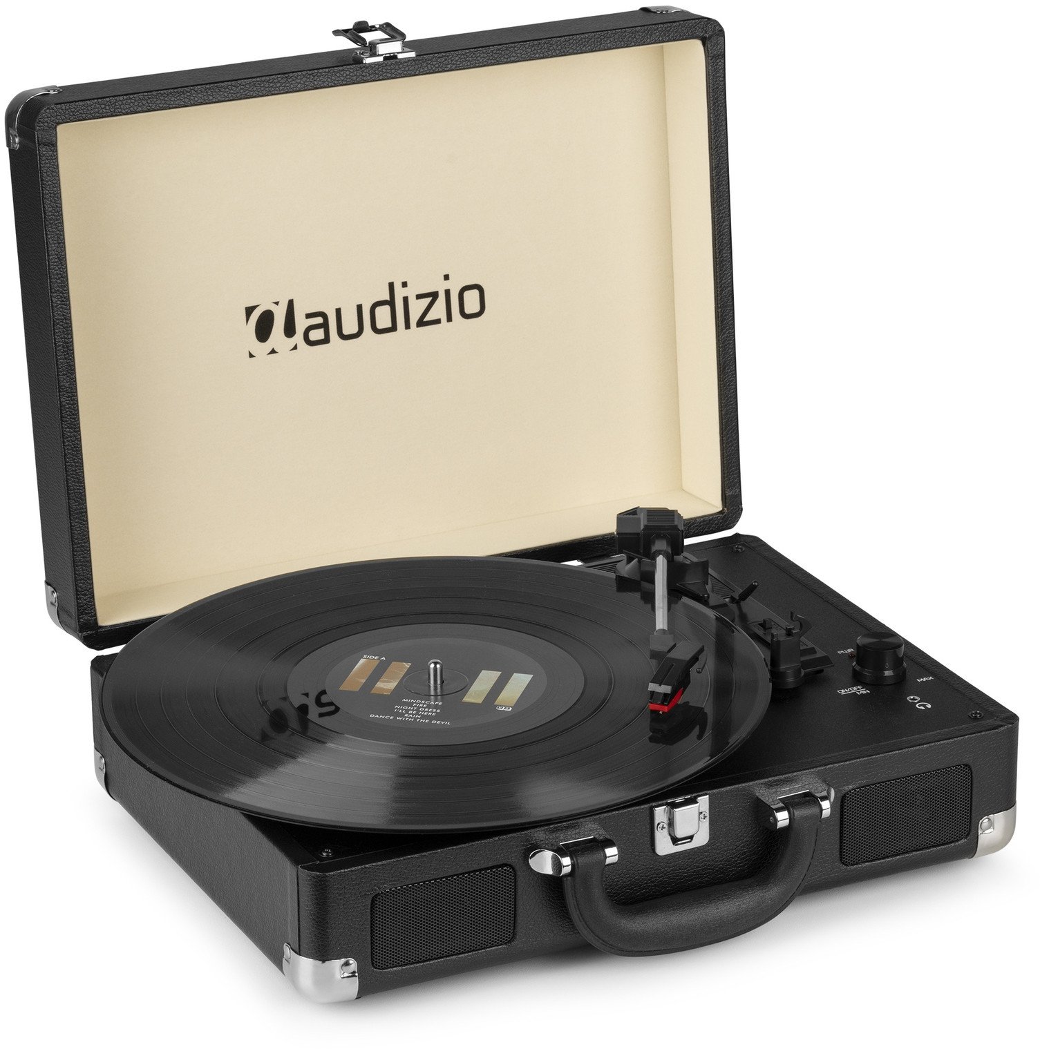 Gramofon w walizce Audizio RP114BK czarny one size