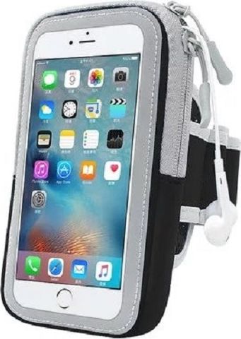 Mobilari ETUI OPASKA NA RAMIĘ DO BIEGANIA TELEFON 4.7'' CZARNY